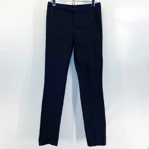 Atm Anthony Thomas Melillo black mid-rise slim fit trousers size 0 - Picture 1 of 7